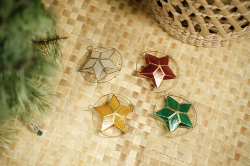 Mini Capiz Parol Ornament (Individual or Set)