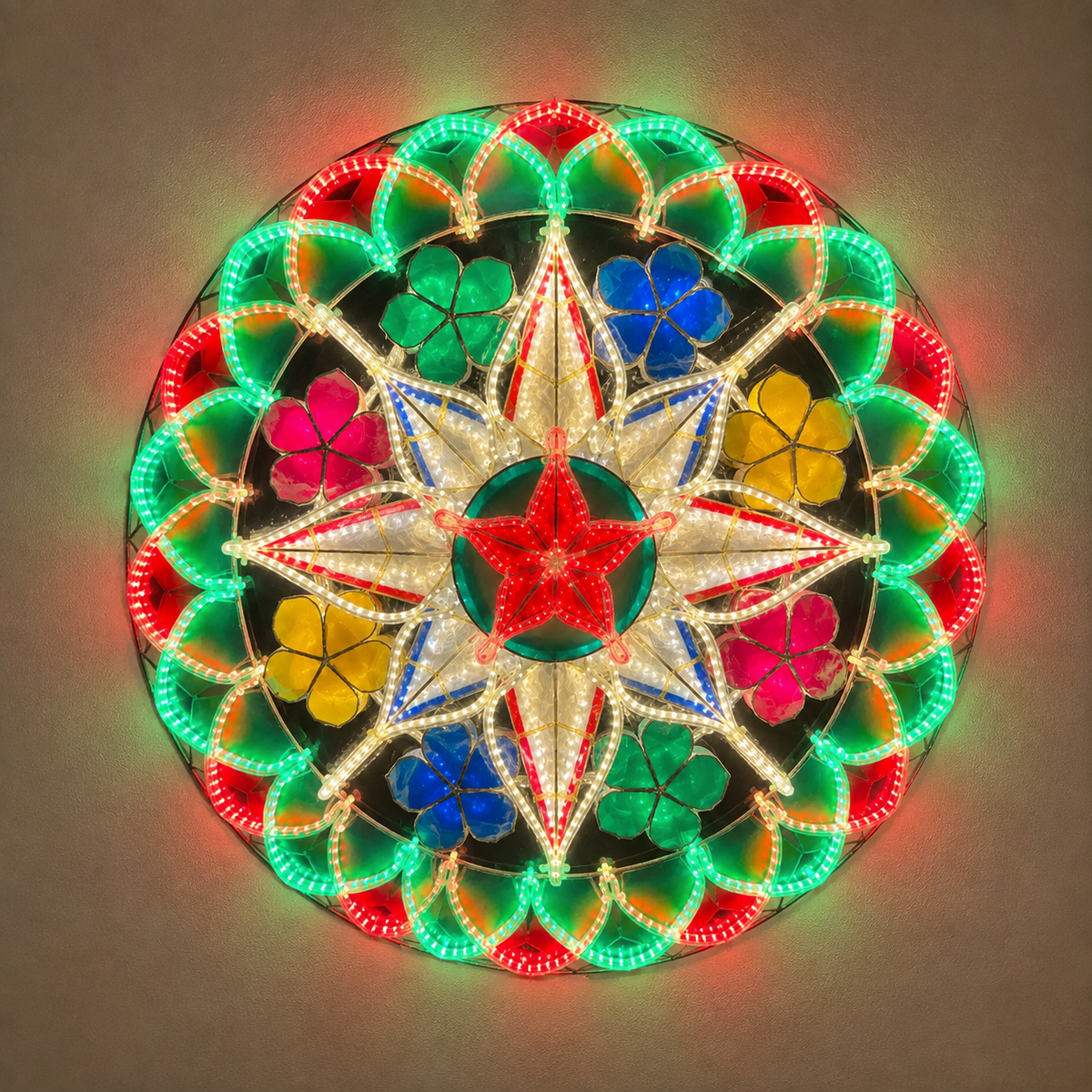 PREORDER Festive Flower Tala Capiz Parol (F7)