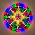 PREORDER Rainbow Tala Capiz Parol (ST52)
