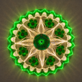 PREORDER Green Tala Capiz Parol
