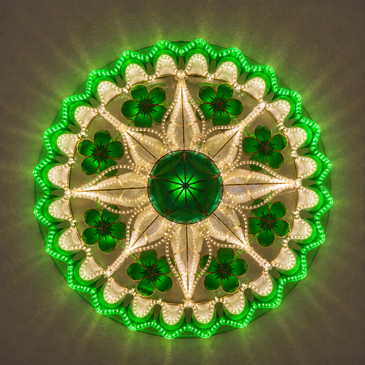 PREORDER Green Tala Capiz Parol