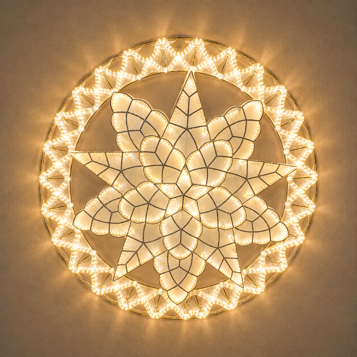 PREORDER White Special Capiz Parol (SC7)