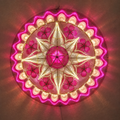 Pink Tala Filipino Capiz Parol Christmas Lantern