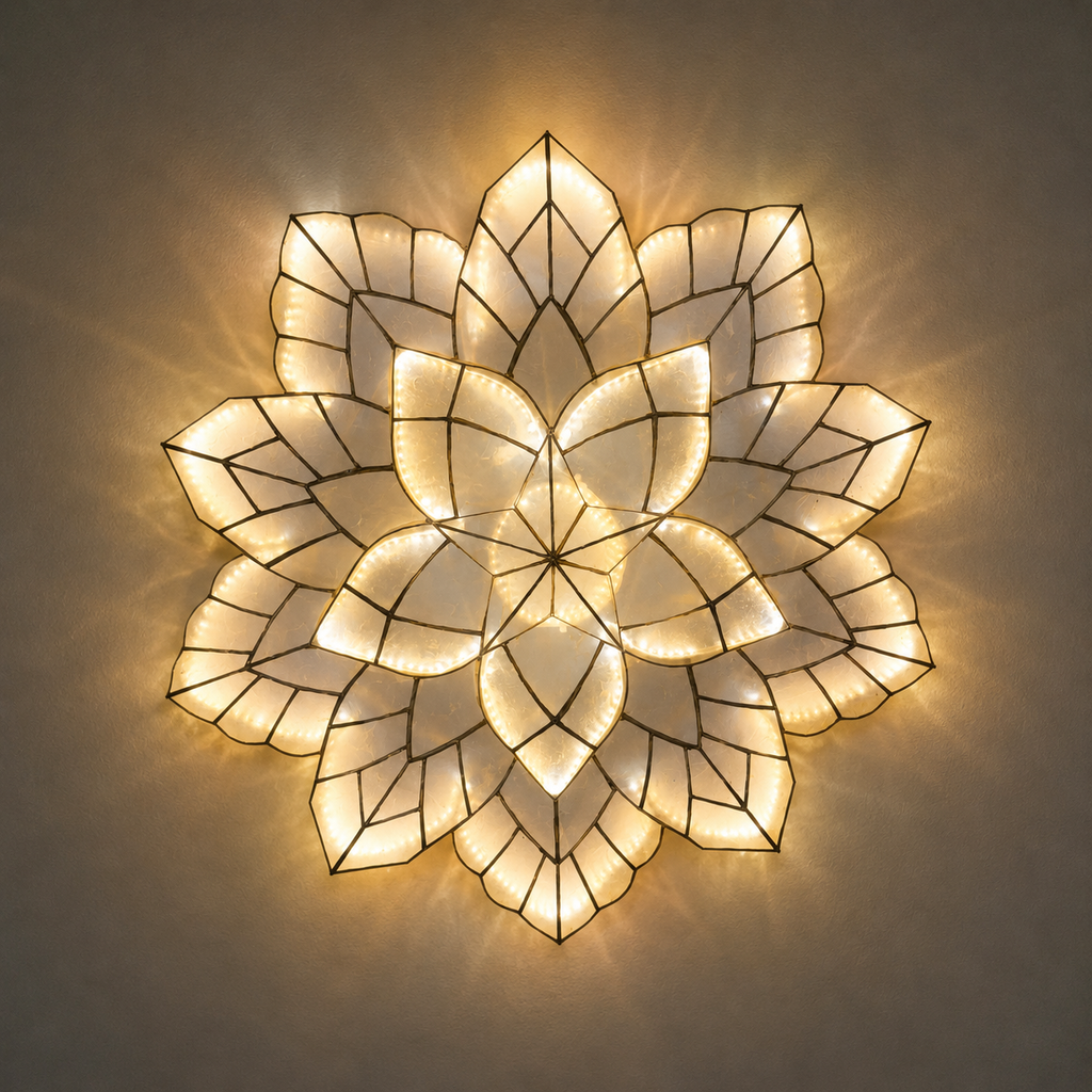 25" White Fancy Special Parol