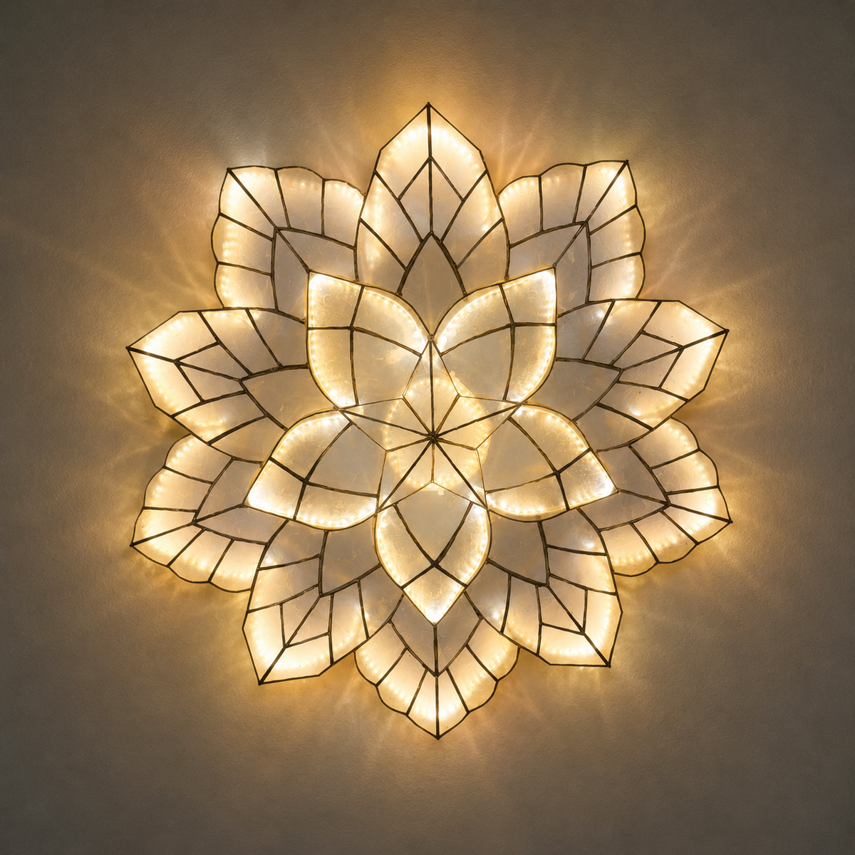 25" White Fancy Special Parol