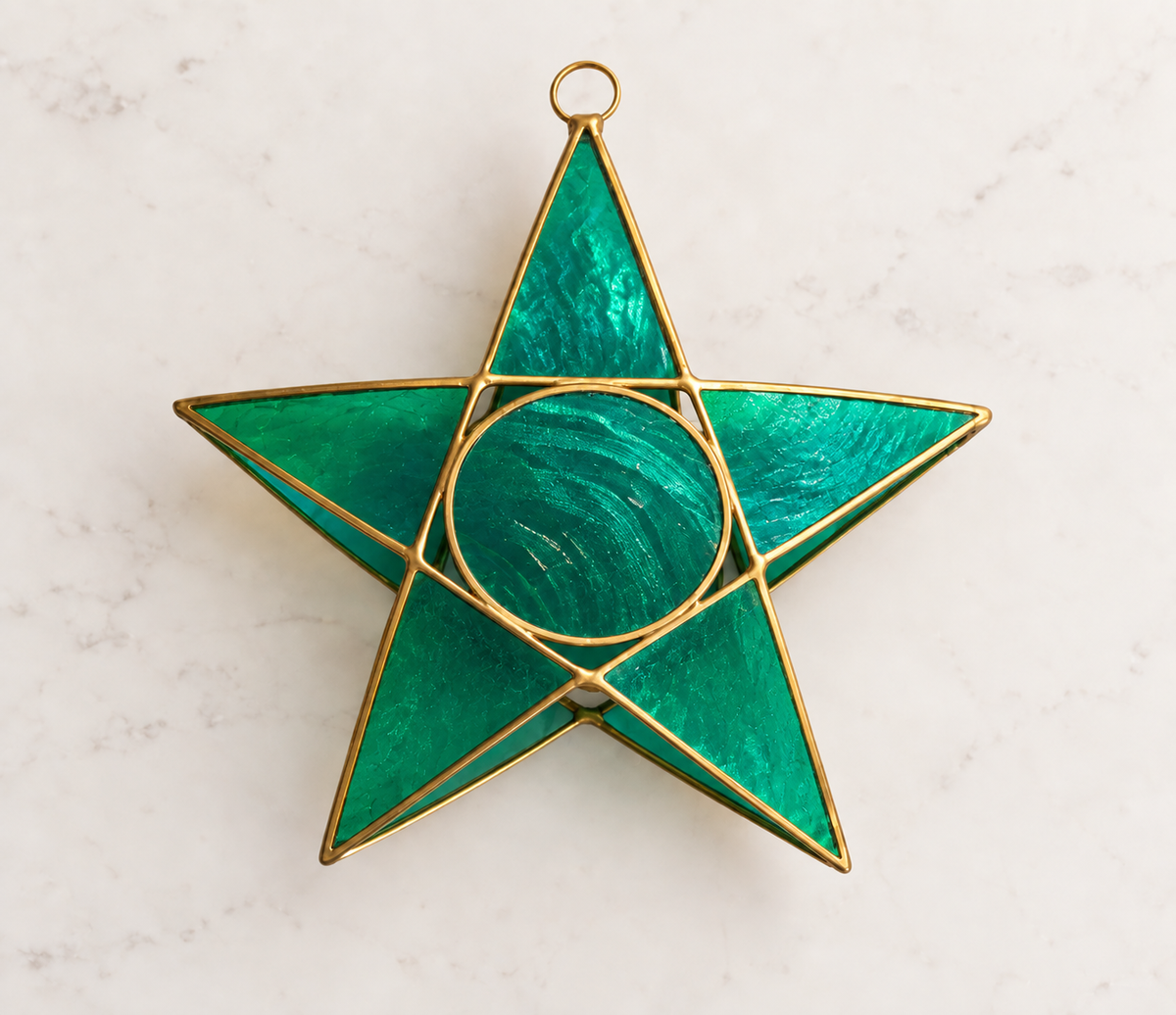 Capiz Star Ornaments (Individual or Set)