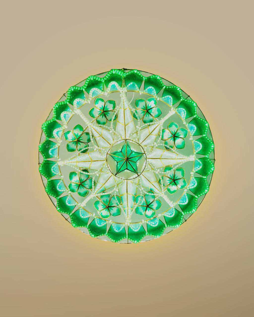 PREORDER Green Tala Capiz Parol
