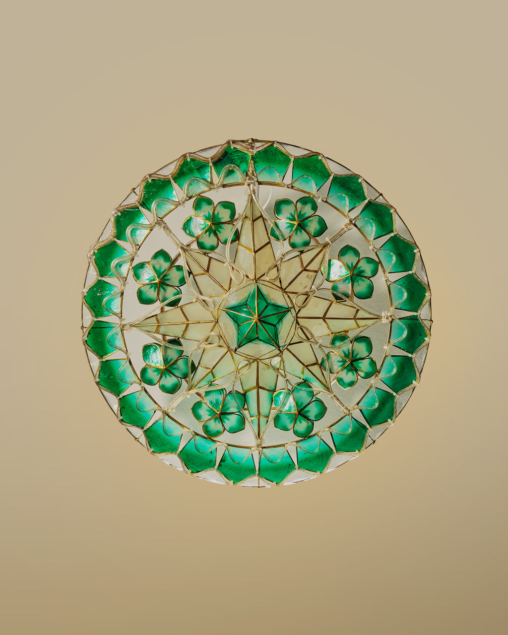 PREORDER Green Tala Capiz Parol
