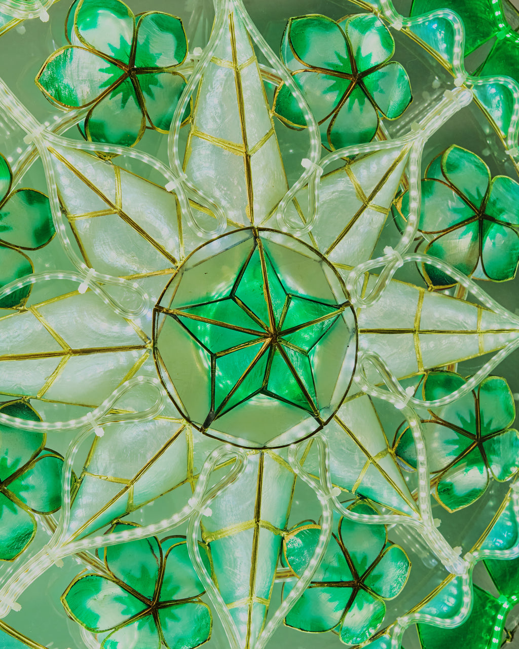 PREORDER Green Tala Capiz Parol