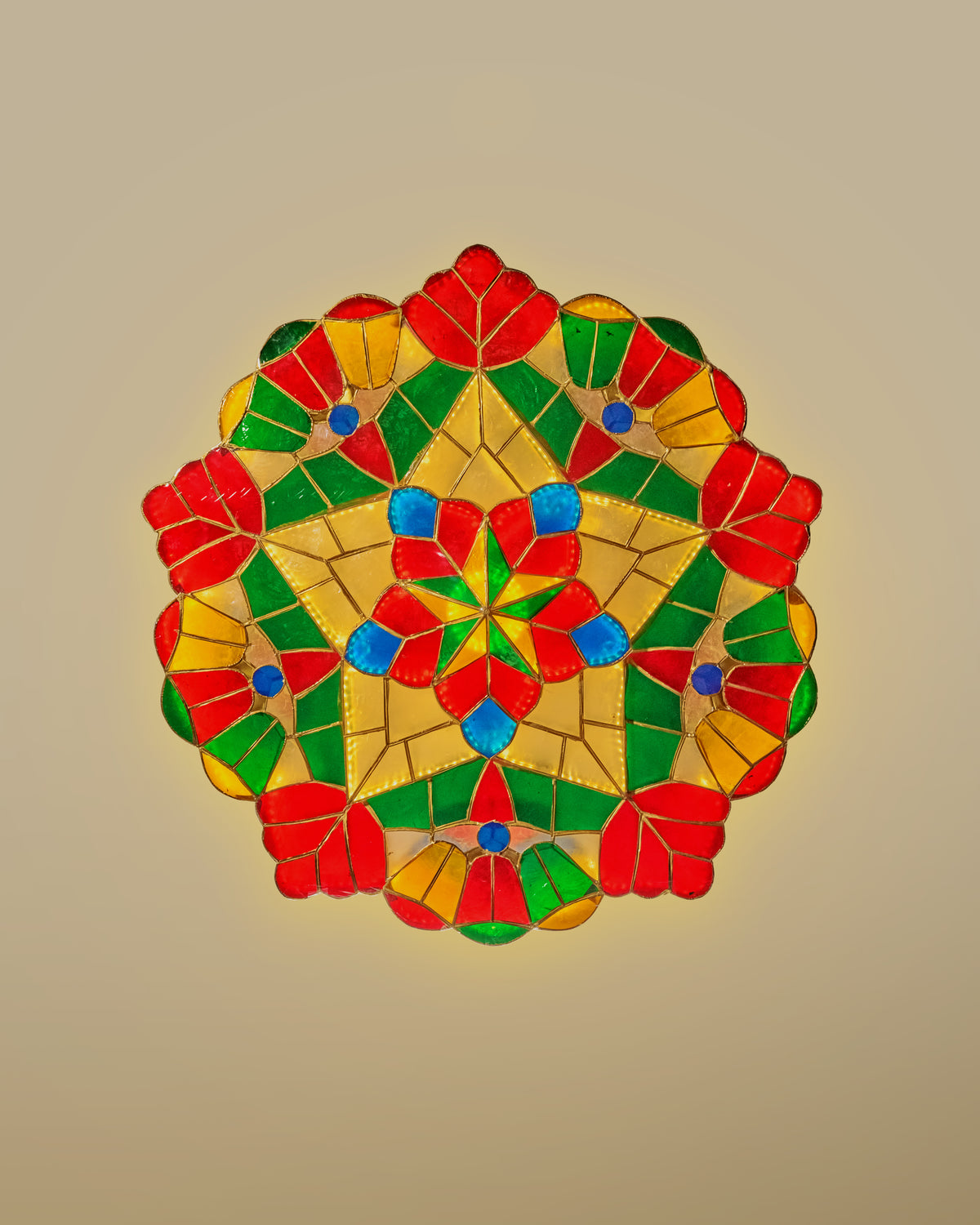 25" Fancy Bell Special Capiz Parol