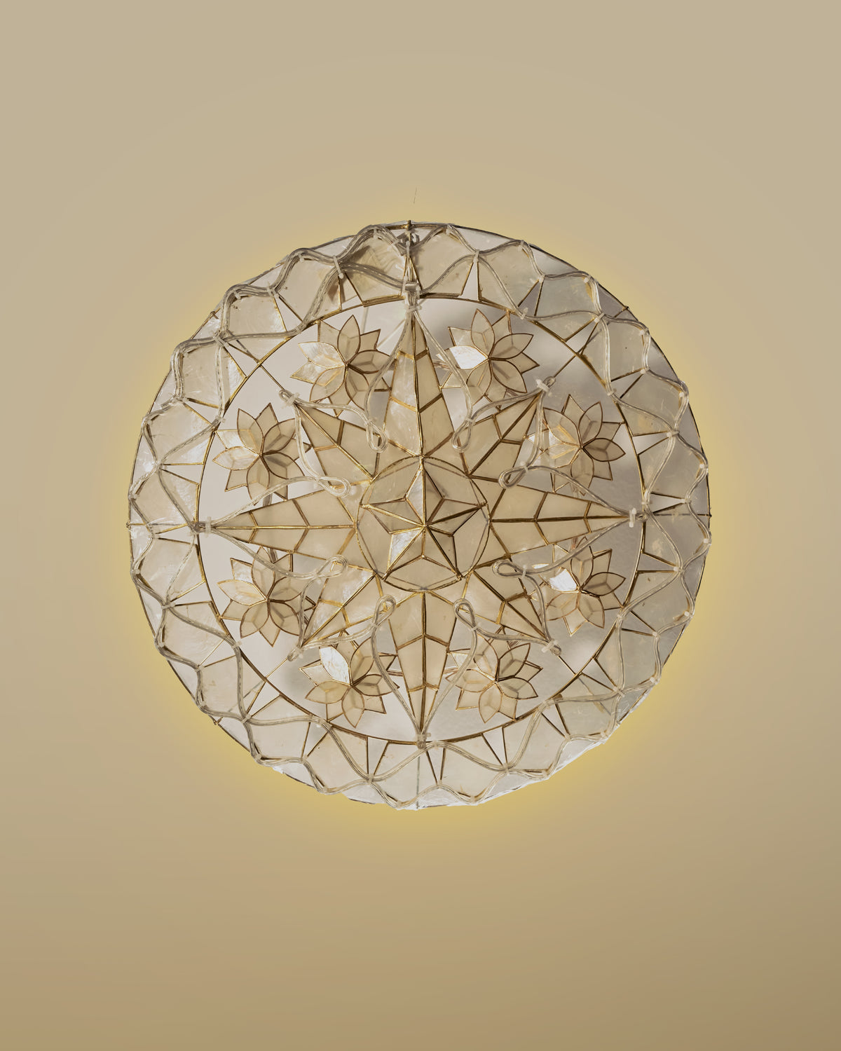 PREORDER White Tala Capiz Parol (ST46)