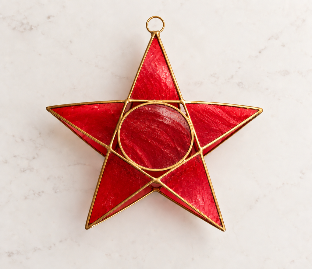 Capiz Star Ornaments (Individual or Set)