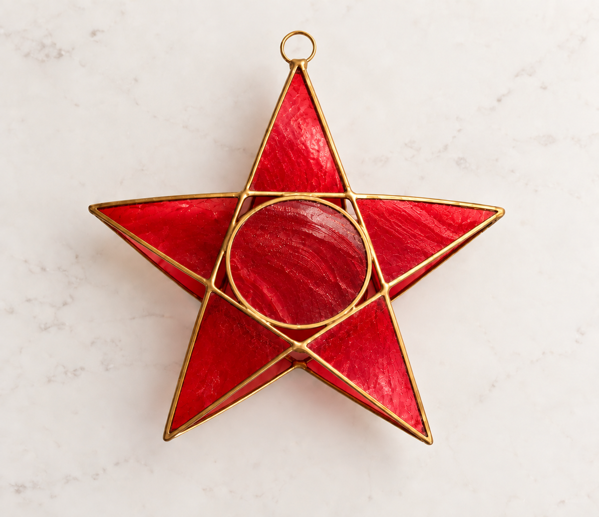 Capiz Star Ornaments (Individual or Set)